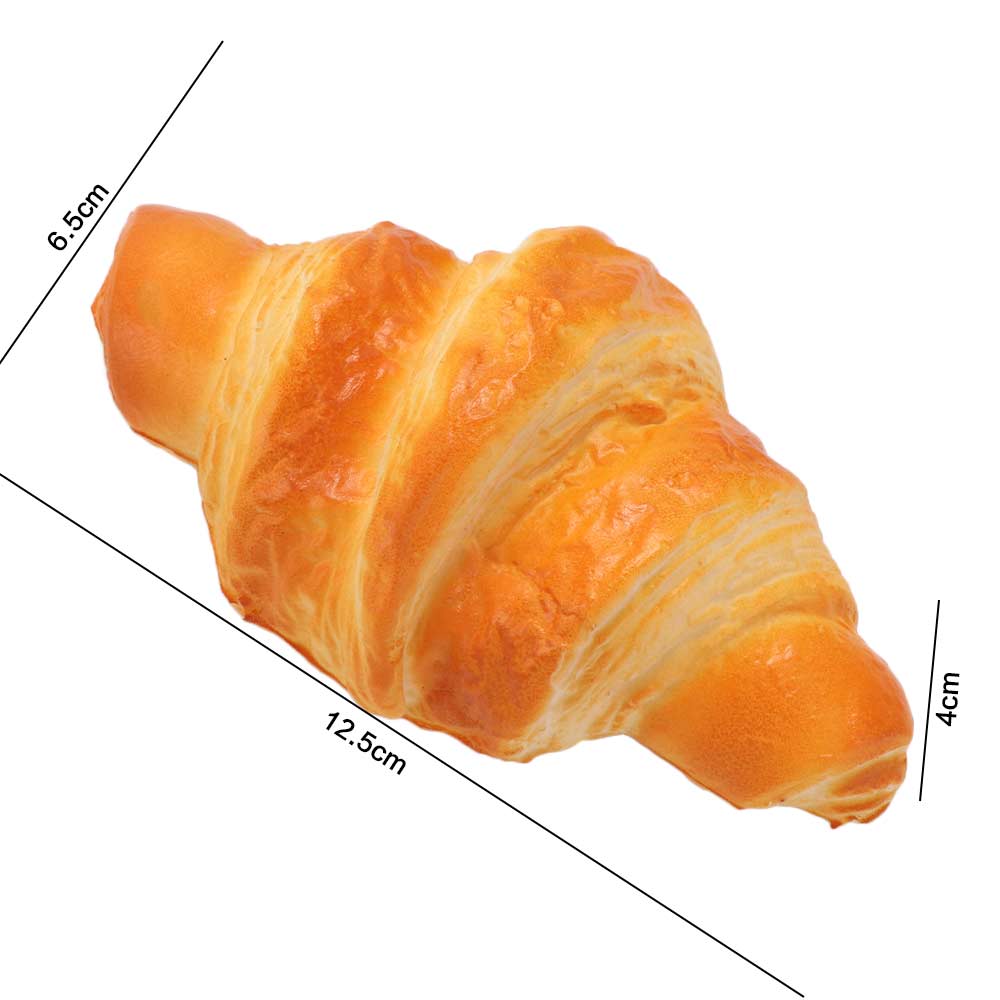 Sticky Food Artificial Bread Fake Slow Rising Soft Rebound Toys Croissant Squishy Toy Kids Adults