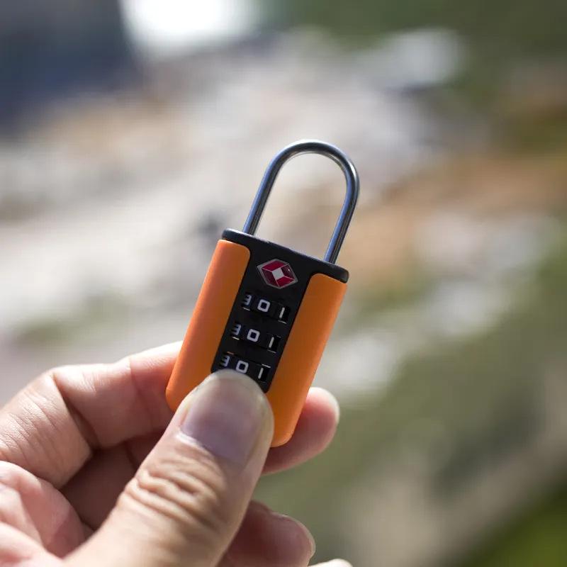Colorful TSA-Approved Mini Password Luggage Lock for Suitcases & Bags