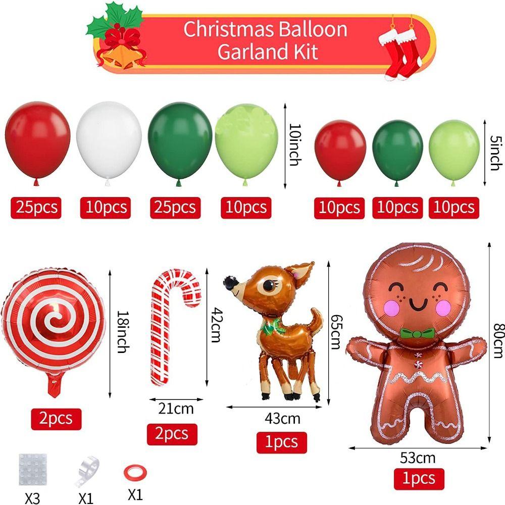 Gifts Arch Kit Christmas Balloon Party Props DIY Inflatable Balloon Kids Favors New Year Ornament Home Decoration