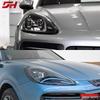 MSY Style Carbon Fiber Headlight Eyebrows for Porsche Cayenne 2018-2023, Easy Install