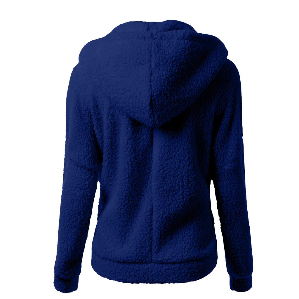 Cozy Womens Fleece Zip Up Jacket with Hood, Warm and Stylish Zip Up Jackets for Women Perfect for Winter