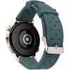 ERBORD Universal Silicone Strap 20mm, Tropic, Green / Silver Buckle