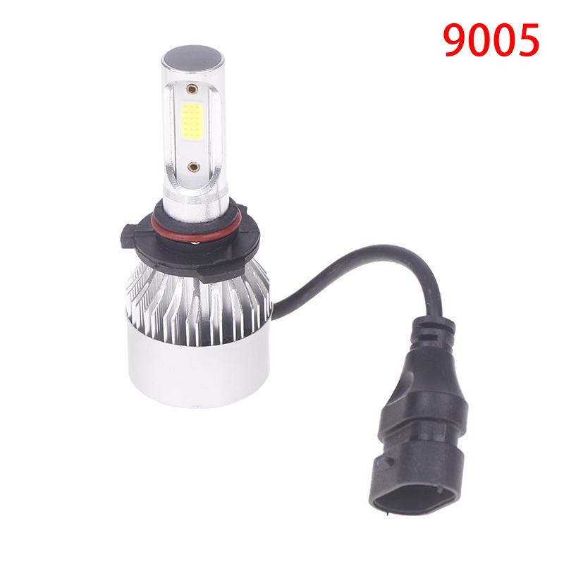 1Pc Car Bright H4 H7 H1 H3 Led Front Fogs Lights Lamps Beads 8000Lm Cob Chips With Cooling Fan Longer Lifespan