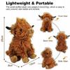 Maskotka pluszowa dla dzieci krowa szkocka pluszak higland cattles 25cm