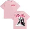 Singer Bad Gyal Album Graphic T-shirt Unisex's Women's Summer Cotton Y2K Clothing Breathable Hip Hop Round Neck Short Sleeve Top