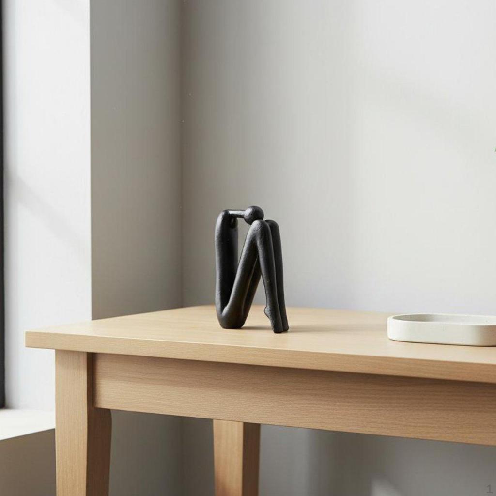 Abstract Human Statue Artistic Minimalist Table Figurine Shelf Display Modern Sculpture for Living