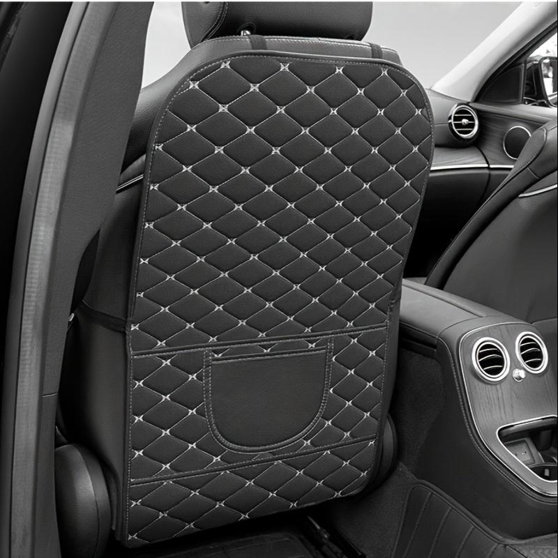 Faux Leather Car Seat Back Protector Pad - Anti-Kick Design, Durable & Easy-Clean, Fits All Car Seats, Backseat Cushion for Car Seat