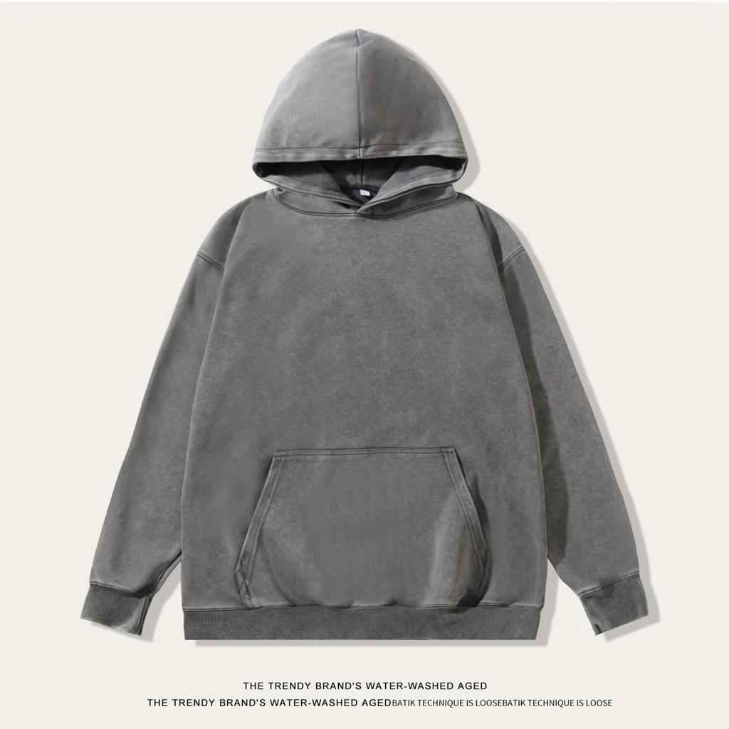 Oversized Hoodies for Men Cotton Hooded Sweatshirt Pullover Tops Casual Vintage Hooded Sweatshirt Men's Fall Long Sleeve Hooded Shirts With Pocket
