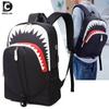 Luminous Backpack Men's Big Mouth Shark USB Function Backpack Student Schoolbag Personality Trendy Men's Backpack