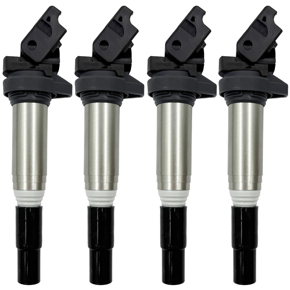 AWSEQCQ Ignition Coil Set 12138616153 Compatible Mini R55 R57 R56 R60 R58 R61 R59 N12 N16 BMW 1 2 3 4 5 X1 X3 X4 X5 X6 Z4 E53 E60 E70 E81 E82 E83 E84