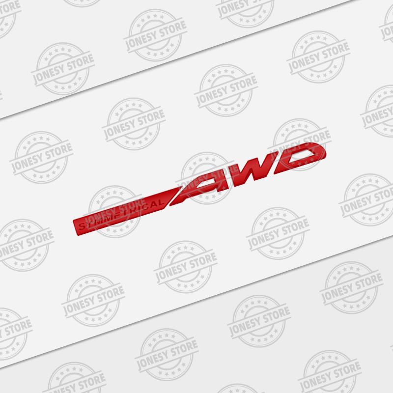 Auto Metal SYMMETRICAL AWD Logo 3D Badge Lettering Decals Trunk Sticker For Subaru Legacy XV Outback Forester Impreza BRZ STI VV444