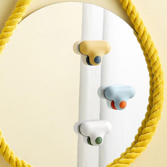 Mirror Cleaning Wiper T-shaped Design Small Efficient Squeegee Shower Door Wiper with Multifunction Suction Cup