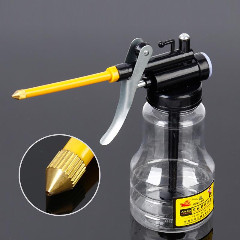 Oală de ulei din plastic transparent - pistol de ulei de înaltă presiune de 250 ml și 350 ml
