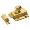 Metal Cabinet Fastener Lock with Receiver Plate for Drawer Fronts, Mounted Cupboard Hardware for Either Opening