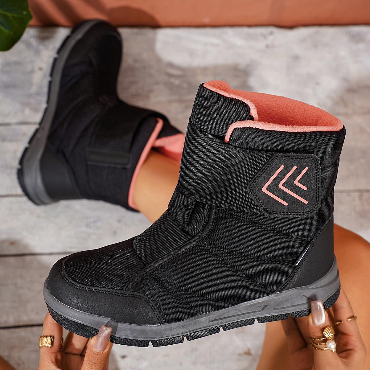 

Зимові Чоботи Однакові Стилі для Чоловіків і Жінок М яка Підошва Протиковзкі Збереження Тепла Безкоштовна Доставка Чоловіче Взуття Зручне Стійке до Холоду 40 чорний/червоний