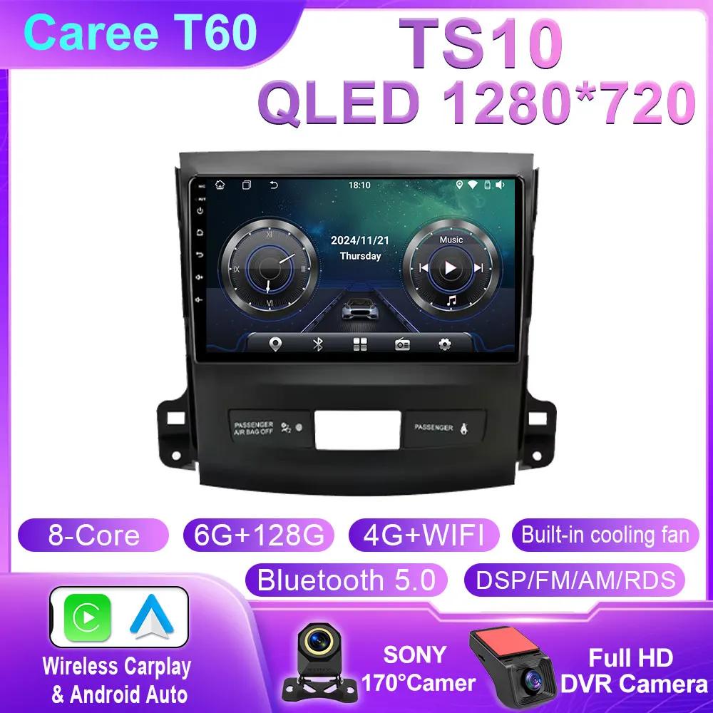 Android Car Radio Multimidia Player For Mitsubishi Outlander Xl 2 2005-2012 For Citroen C-Crosser For Peugeot 4007 2007-2013 DSP