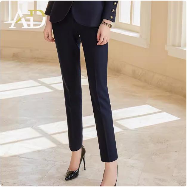 

Женский зимний профессиональный костюм высокого класса из смесовой шерсти для студенток и собеседований L