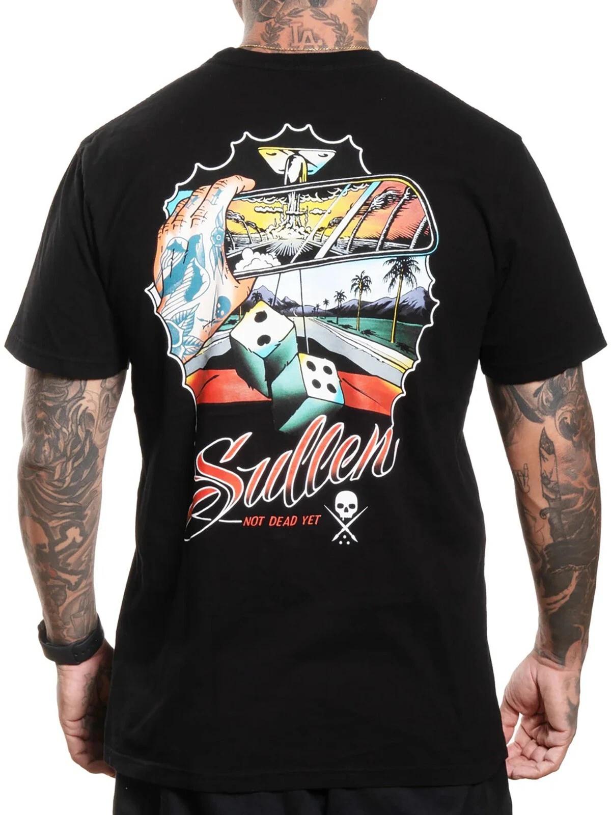 Sullen Men s Not Dead Yet Short Sleeve Premium T-shirt Tattoo Art Style Tee 2XL