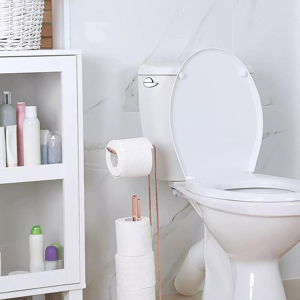 Side Front Mount Toilet Lever Handle for TOTO Toilet Tanks Stylish Metal Design for Enhanced Bathroom Aesthetics