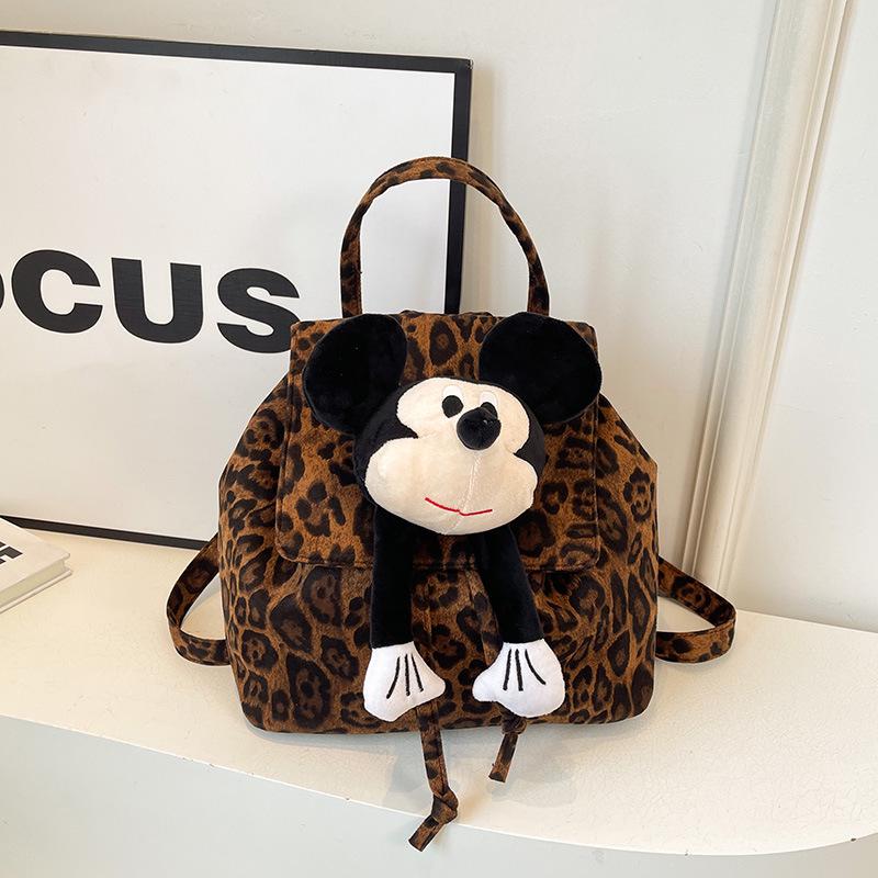 

Сумка-тоут большой вместимости с леопардовым принтом на осень/зиму: Стильная повседневная наплечная сумка для женщин коричневый