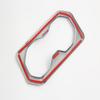 For MG S5 MG ES5 2025 2026+ ABS Carbon Fiber Rear Water Cup Holder Cover Trim Rear Water Cup Coffee Frame Interior Accessories
