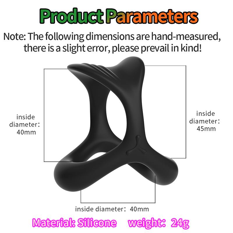 Anneaux péniens Pénis Masculin Érection Écarteur Extenseur Anneaux de Cock Retarder l'Éjaculation Agrandisseur de Pénis Masseur de Gland Jouets Sexuels pour Adultes Hommes