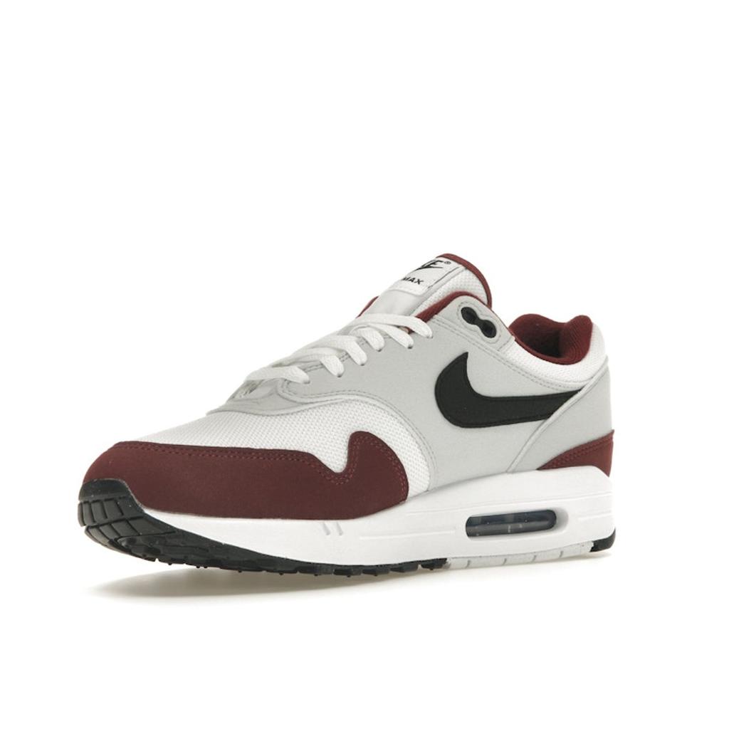 Nike Air Max 1 Dark Team Red Men Sneakers White Black Pure-Platinum FD9082-106