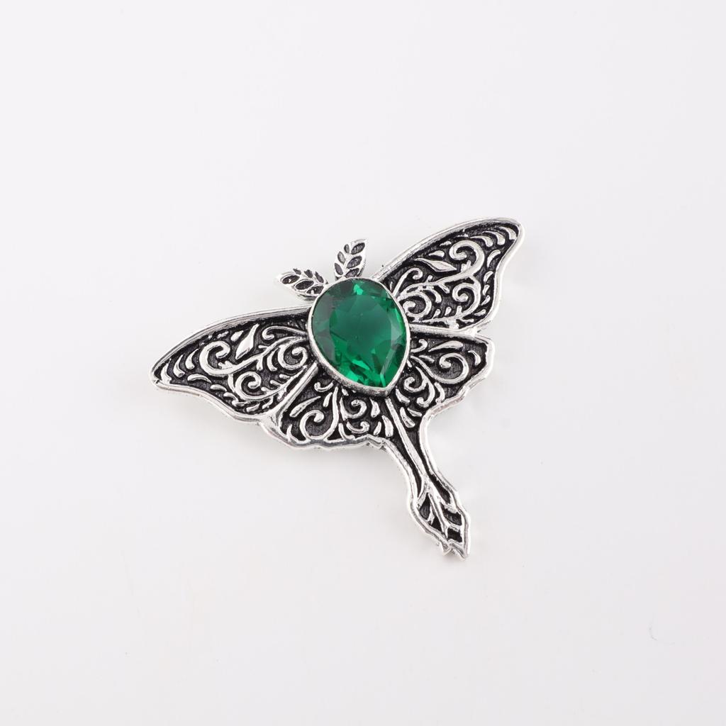 Chromdiopsid Edelstein 925 Sterlingsilber Schmuck Anhänger 1,2" Geschenk für Ehefrau CP-31-5