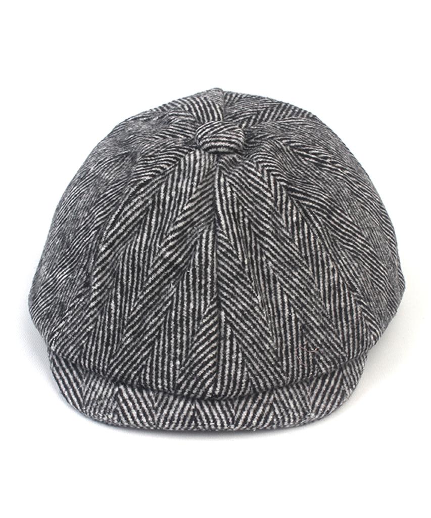 Yunibeosyeolkemiseuteuli Herringbone Wool Gray Banding Huntingcap