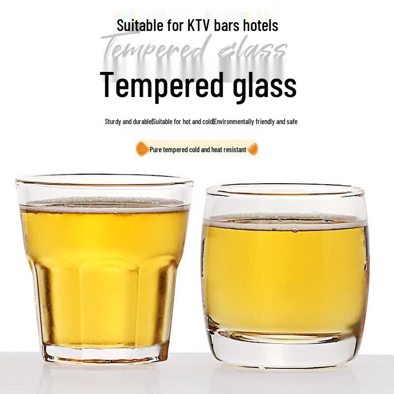 Qiwei Octagonal Tempered Beer Glasses