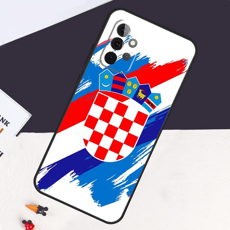 Croatia flag Case For Samsung Galaxy A54 A34 A14 A53 A13 A33 A73 A12 A22 A32 A52 A52S A51 A71 A50 Cover Coque