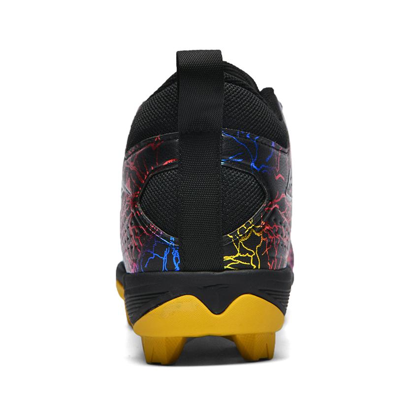 Men‘s Baseball Shoes Non-slip Rugby Shoes Short Spikes Lacrosse Shoes Breathable Cricket Shoes Beginners Athletic Training Shoes