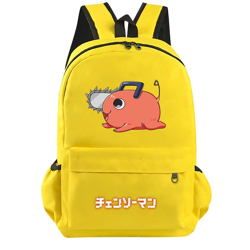 Anime Chainsaw Man Rucksack für Jungen Mädchen Hildren Zurück zur Schule Schultasche Student Kawaii Rucksack Luffy Nami Lysop Leichte Taschen