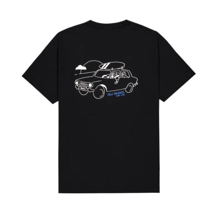 New Balance T Shirt Men's Black AMT52387-BK