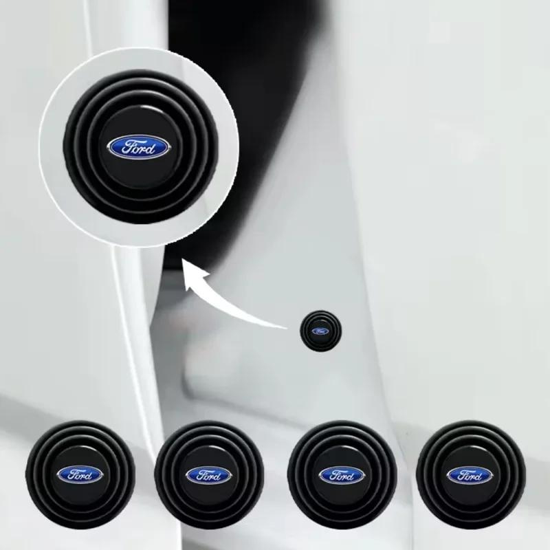 

Car Sticker Ford 4Pcs Car Door trunk Soundproof Shockproof Buffer Cushion Pad Fit For Ford Focus mk2 mk3 Fiesta mk7 Ranger Monde