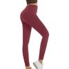 Hohe Taille Yoga Leggings für Damen Nahtlose Bauchkontrolle Trainingshose Leichte Laufstrumpfhose Dehnbar Schlanke Passform Sportbekleidung