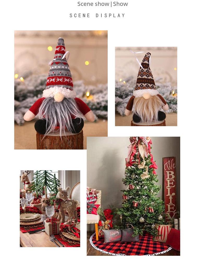 Creative Forest Doll Plush Christmas Tree Ornament
