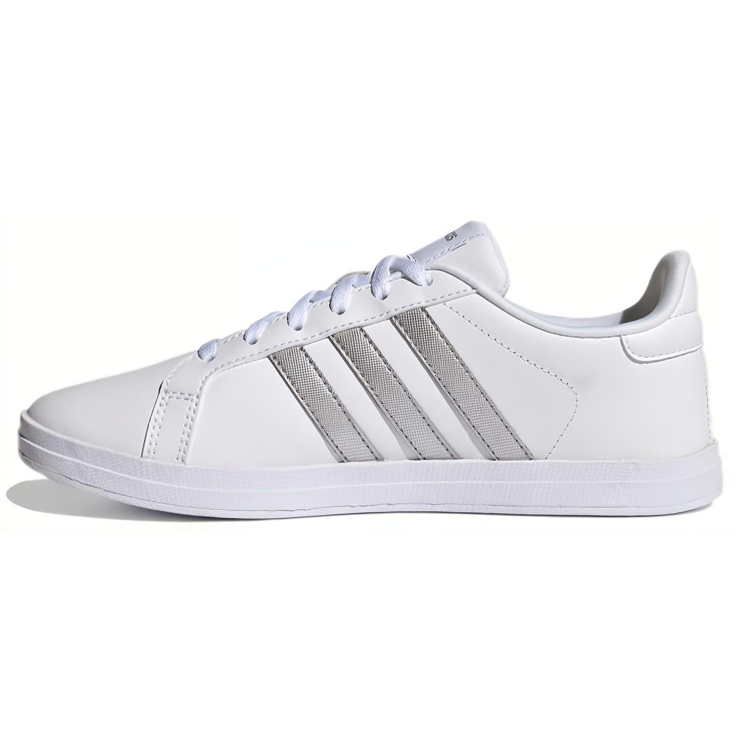 (WMNS) adidas Courtpoint White Silver Metallic Women s FY8407 EU 36