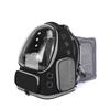 Spacious Expandable Pet Backpack Carrier with Dual Shoulder Straps Top Handle All-Season Design for Comfortable Travel