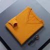 Men's Plus Size V-Neck Wool Sweater - 2023 Autumn/Winter Long Sleeve Knit Pullover