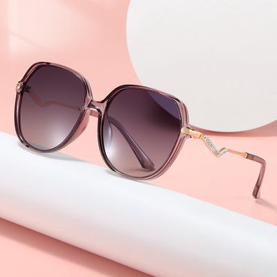 Occhiali da Sole da Donna Tide Polarizzati Leggeri Protezione UV Occhiali da Sole Senso Avanzato Guida Estate Viso Grande Occhiali Sottili