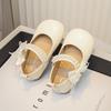Chaussures Mary Jane en cuir pour filles: Chaussures de princesse à nœud, semelle souple, perles - Printemps/Automne 2026
