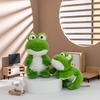 Sitting Cute Frog Animal Plush Keychain Cartoon Pendant Bag Gift Decorations