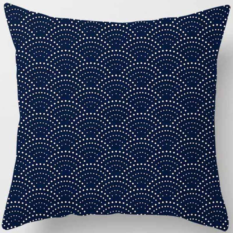 Heimdeko Blaue Muster: Abstrakte & Natur Designs Muster Kissenbezug Geeignet für Sofa Schlafzimmer Auto Kissenbezug