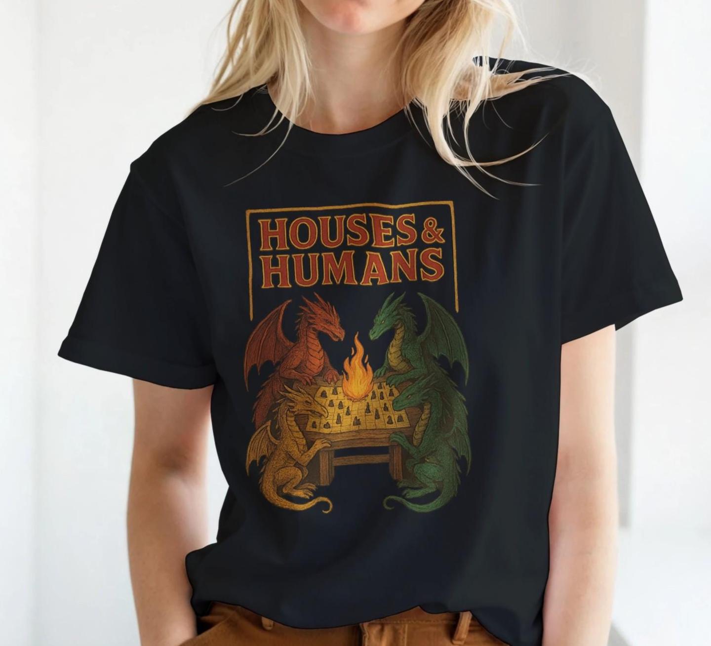 

House and Unisex DnD Tshirt Trendy Unisex Board Game Roleplaying Game Tshirt Unique Tshirt Gift House and Unisex Fun Tshirt S