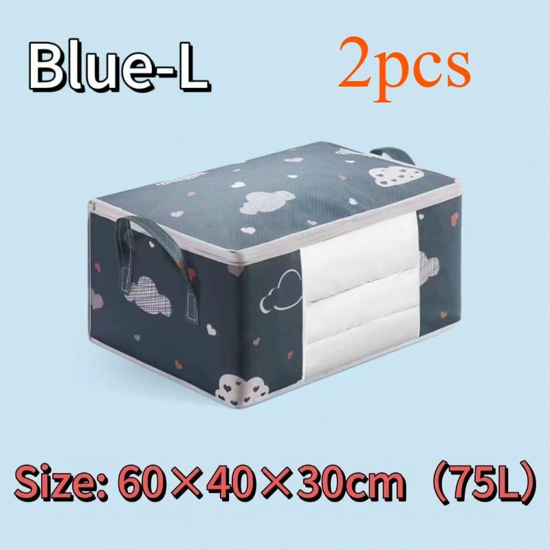 Quilt Clothes Storage Bag Moisture Proof Organizer Big Capacity Blanket Sorting Bags Dustproof Closet Under-Bed Storage Box