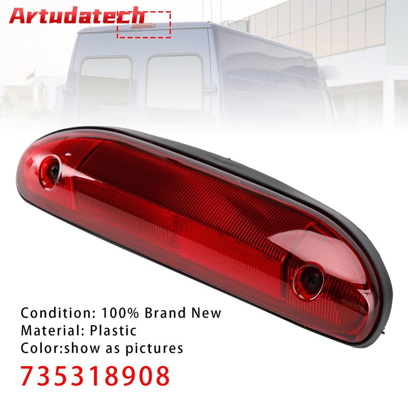 Artudatech LED Third Brake Light Stop Lamp 735318908 For Ducato 244 Citroën Jumper Red Car Accessories