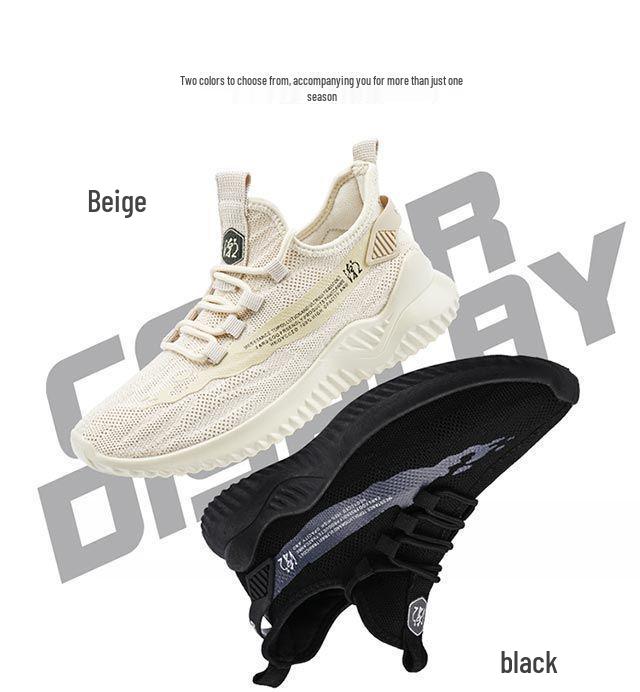 Teen Men's Trendy Sports Running Shoes - Casual Cloth Sneakers for Spring, Summer, Autumn