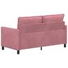 Pink Sofa 156 X 81 X 87.5 Cm Velvet
