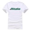 Alitalia Italian Airlines Travel T Shirt White Color 016172